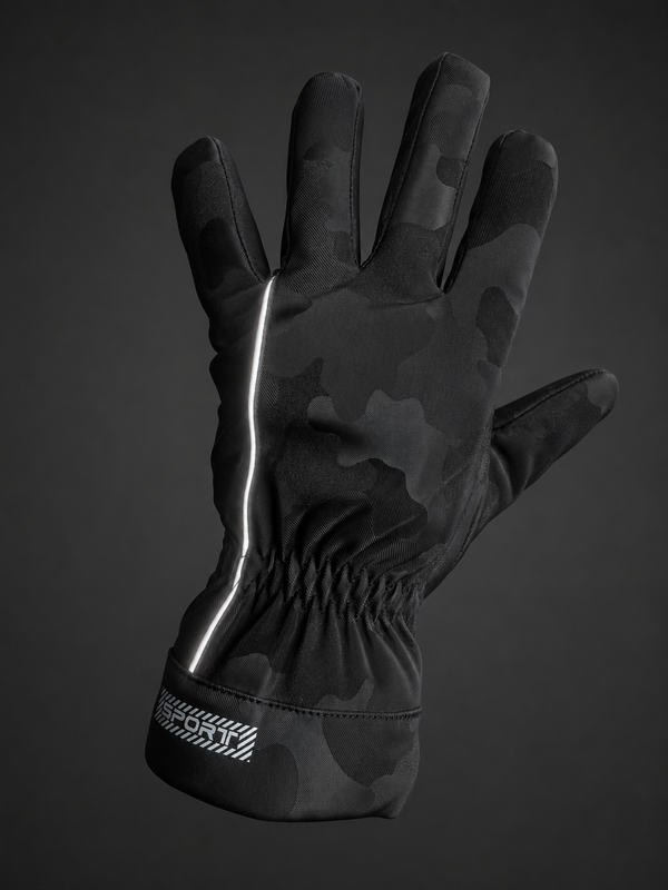 Guantes Térmicos Línea Reflectiva - dorso con línea reflectiva y puño SPORT