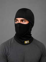 Balaclava Descapotable Negro - modo pasamontañas completo