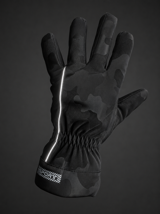 Guantes Térmicos Línea Reflectiva - dorso con línea reflectiva y puño SPORT