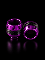 Sliders de Carbono Macizo para Eje de Moto - Morado