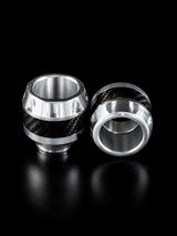 Sliders de Carbono Macizo para Eje de Moto - Plata