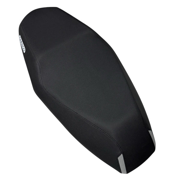 Asiento de repuesto VillaplusMotos negro mate para motocicleta con superficie antideslizante y diseño ergonómico